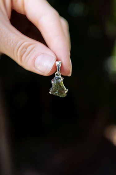 Moldavite Pendant